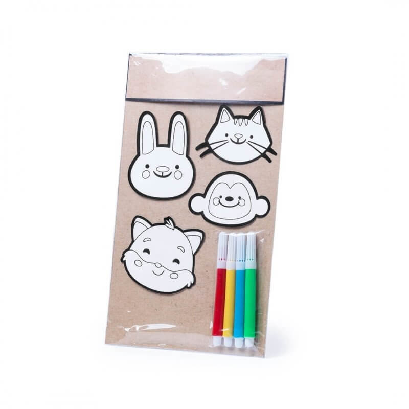 Set adhesivos para colorear